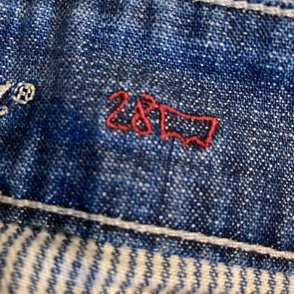 Levi’s engineer stripe denim skirt size 28 - Picture 6 of 10